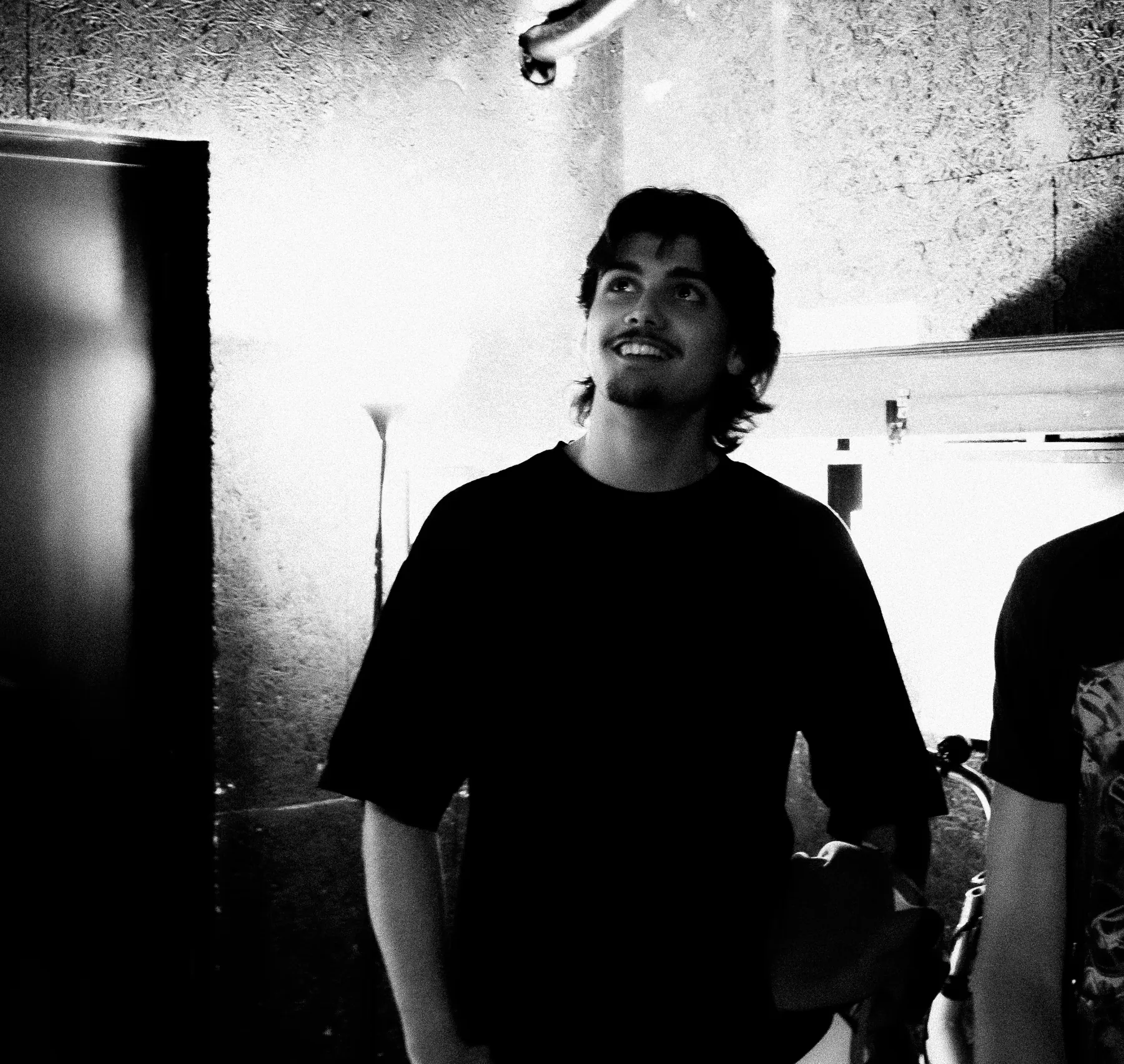 Portrait en noir et blanc de Nelson DE MELO